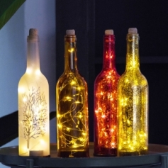 北欧星空酒瓶灯创意礼品小夜灯酒吧餐厅KTV装饰氛围灯情人节礼物